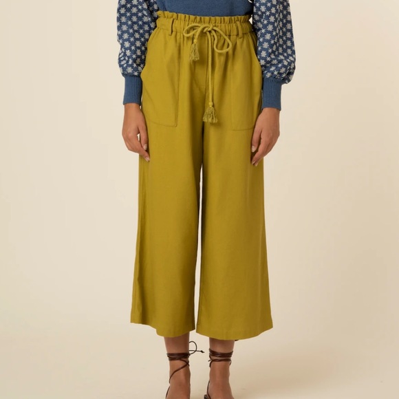 FRNCH Ivanna Woven Wide Leg Pants - Picture 1 of 4
